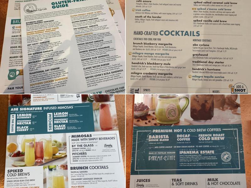 Another Broken Egg Cafe Menu