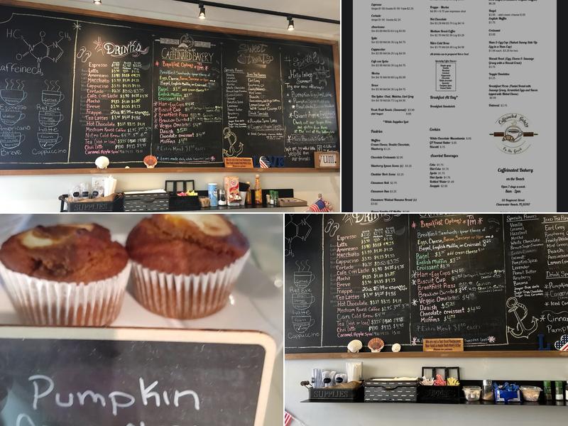 Caffeinated Bakery Menu