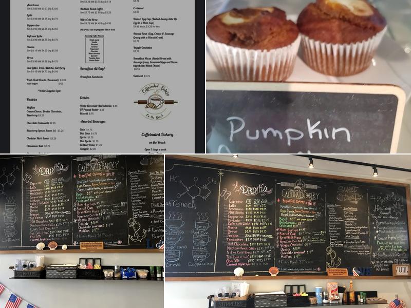 Caffeinated Bakery Menu