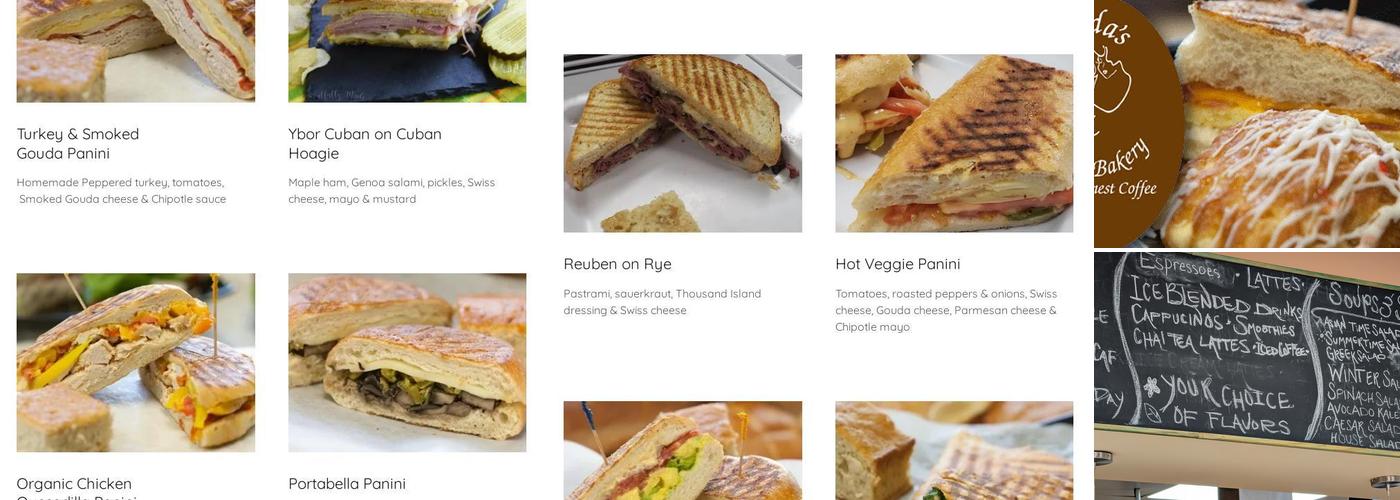 Frida's Cafe & Bakery Menu