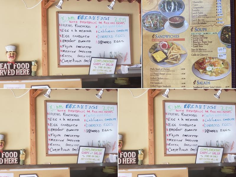 Lakeview Mexican Grill Menu