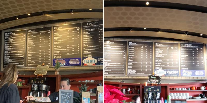 Satellite Coffee Menu