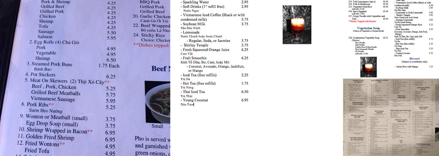 May Café Menu