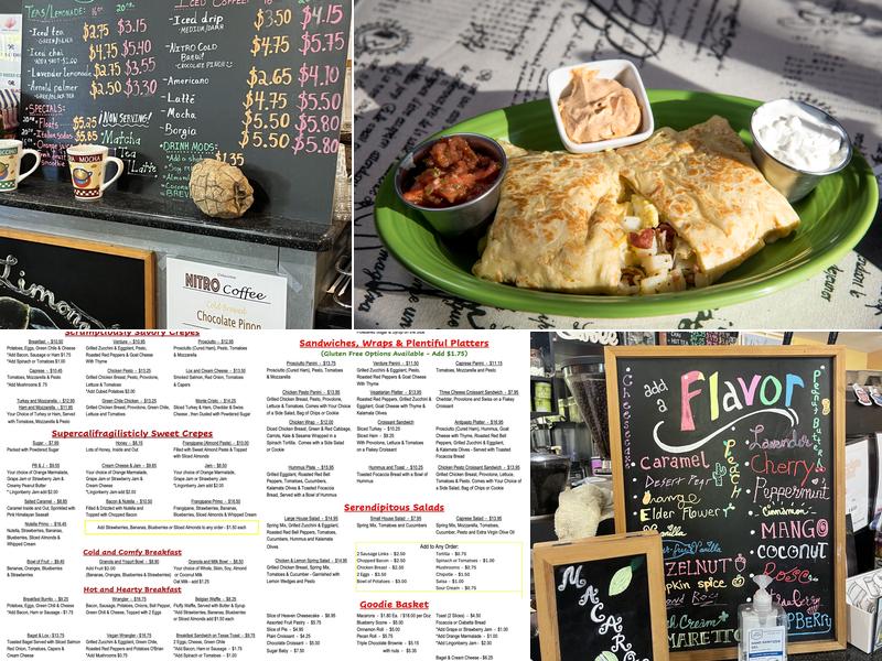 Limonata Menu
