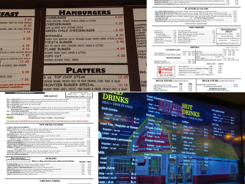 Frontier Menu