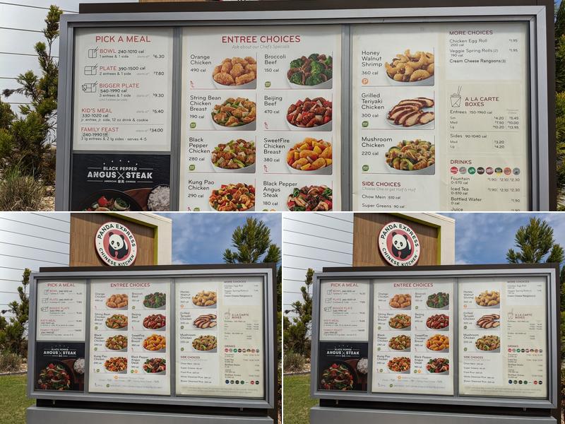 Panda Express Menu