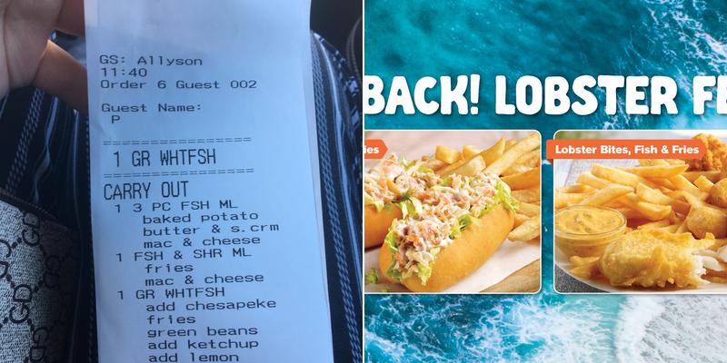 Captain D's Menu