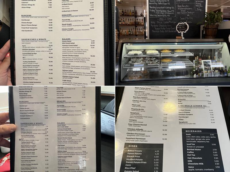 Sunset Grill Clearwater Menu