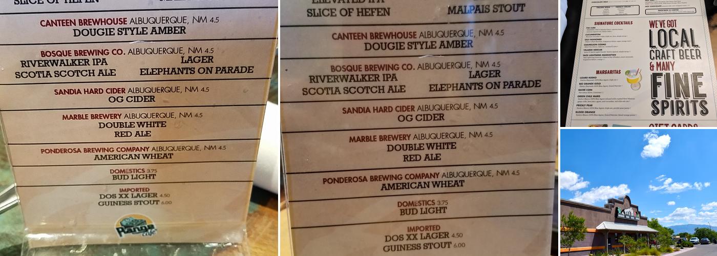 Range Cafe Coors Menu