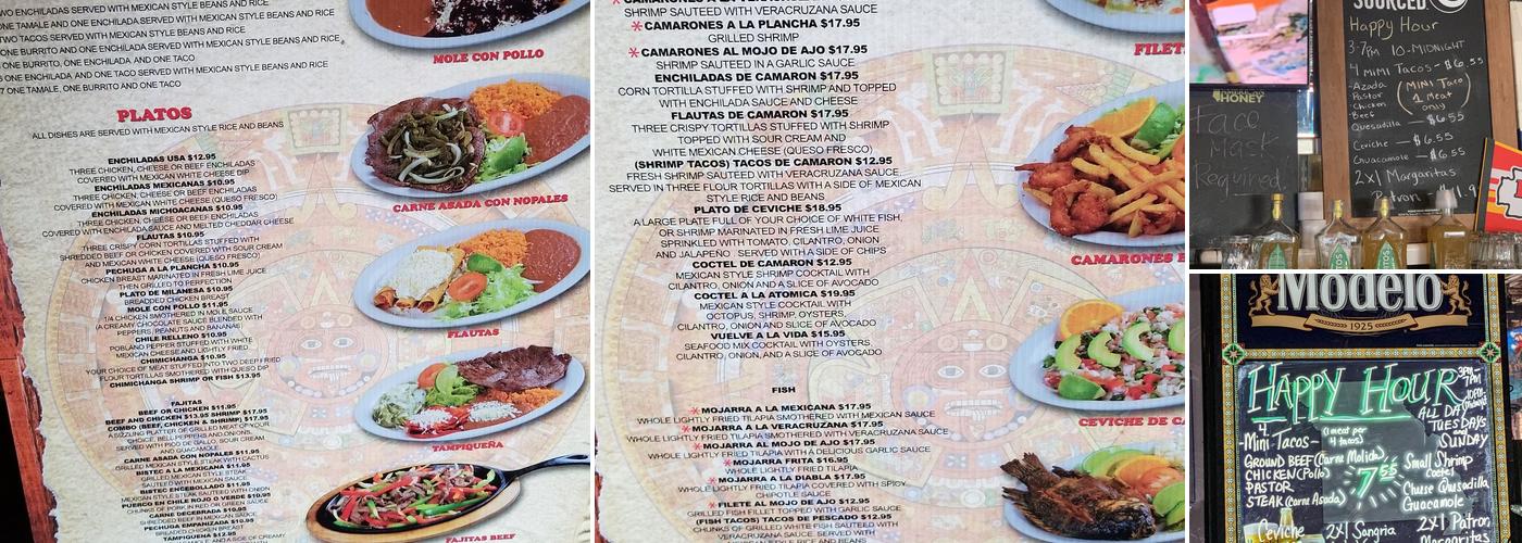 El Pueblito Menu