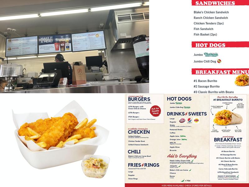 Blake's Lotaburger Menu