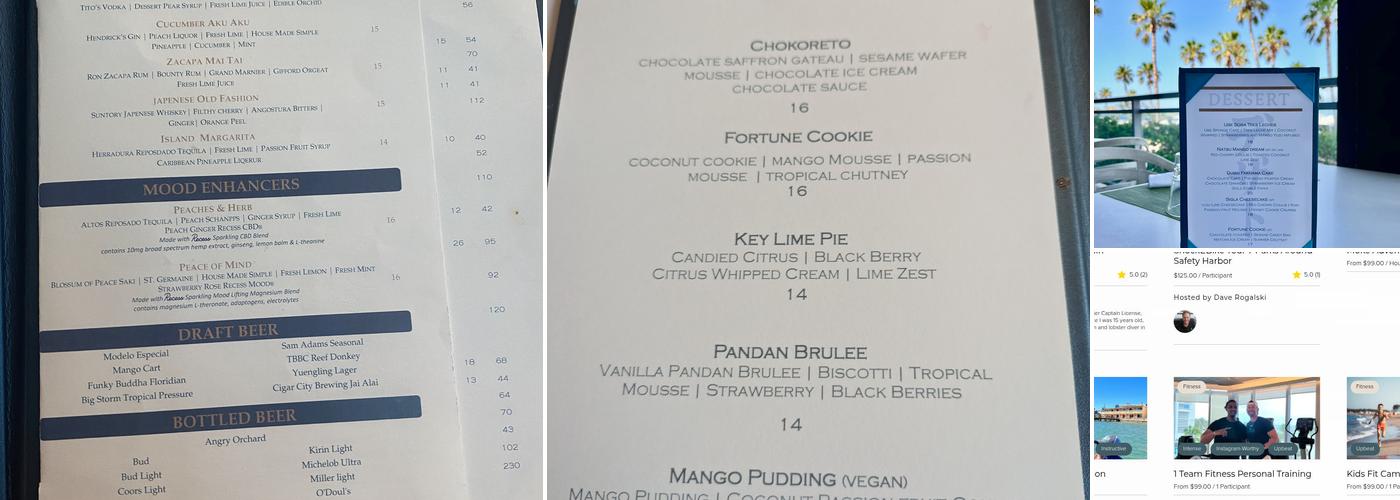 Ocean Hai Menu