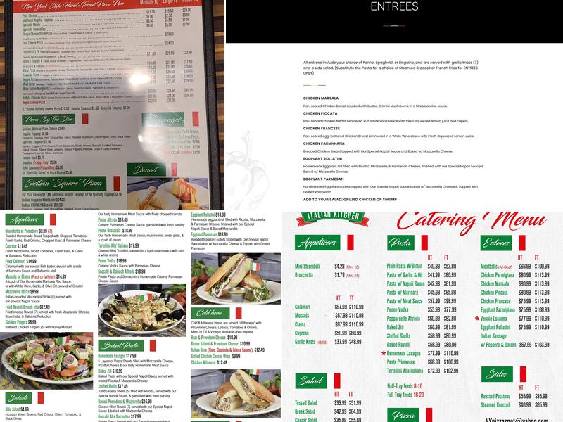 N.Y. Pizza Spot & Italian Kitchen Menu