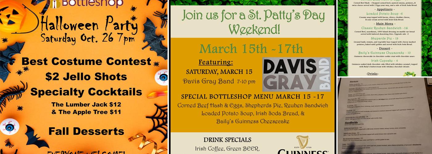 Pittsburgh Bottleshop Menu