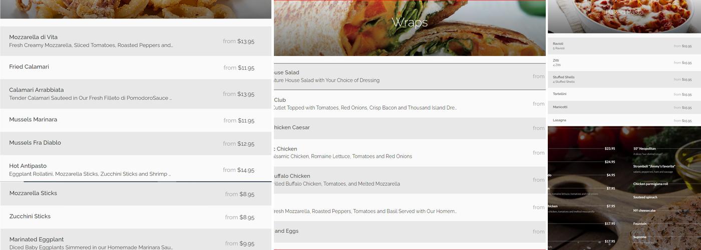 La Nonna's Pizzeria Menu