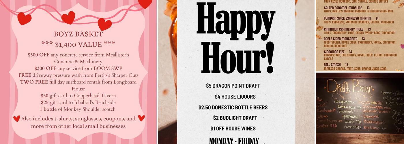 Copperhead Tavern Menu