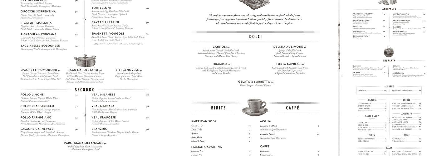 Il Pizzaiolo Menu