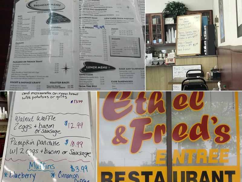 Ethel & Fred's Menu