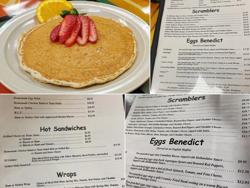 Scrambled Egg Cafe Menu