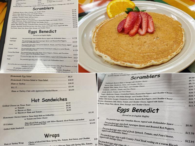 Scrambled Egg Cafe Menu