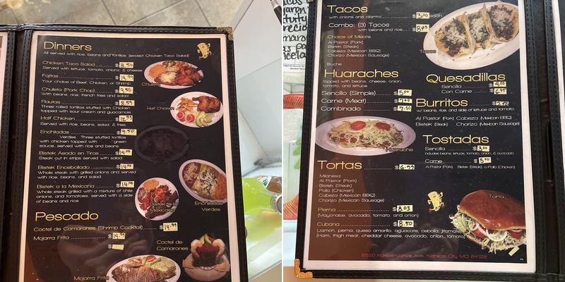 Taco Express Menu