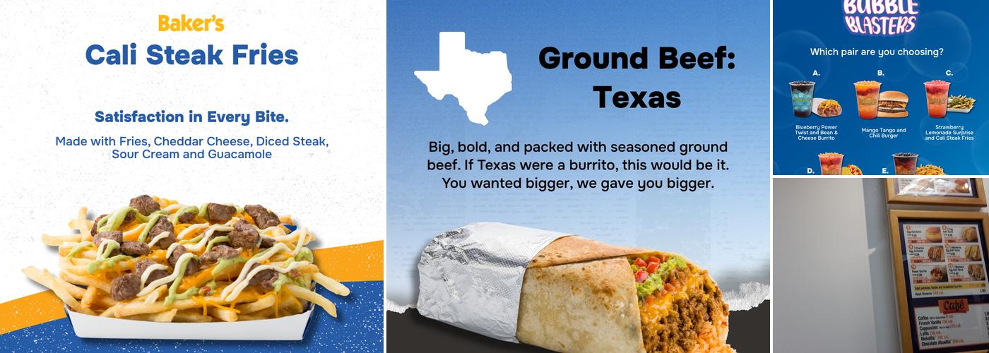 Baker's Drive-Thru Menu