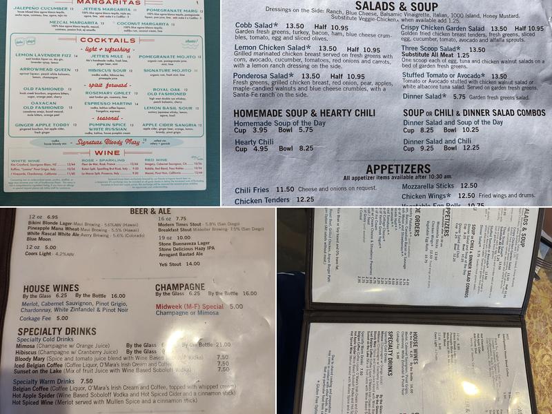 Belgian Waffle Works Menu