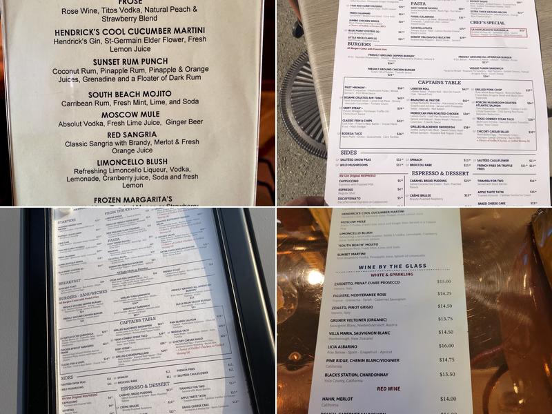 Skippers Menu