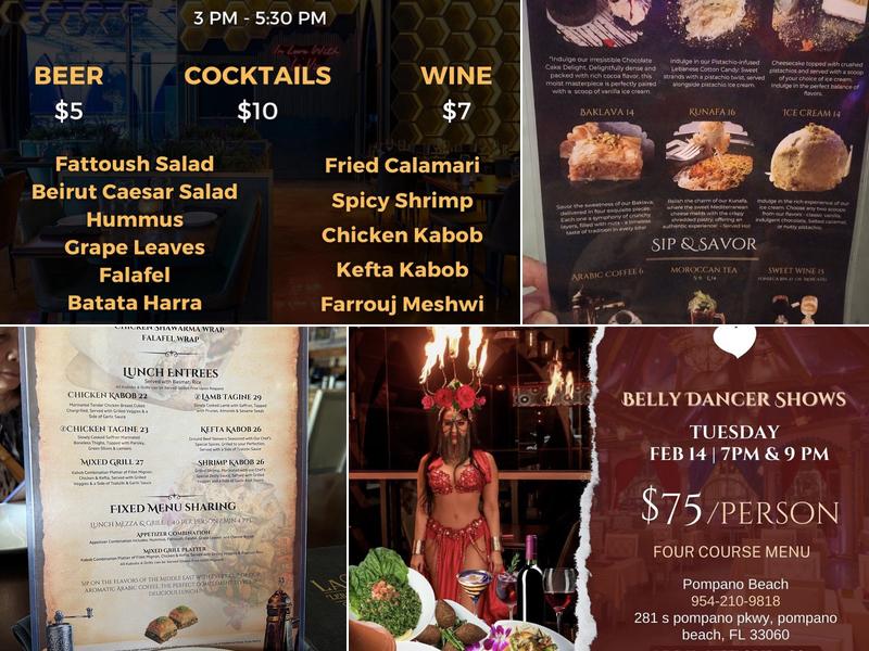 La Vie Lebanese Restaurant Menu