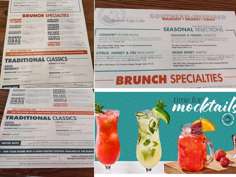 Another Broken Egg Cafe Menu