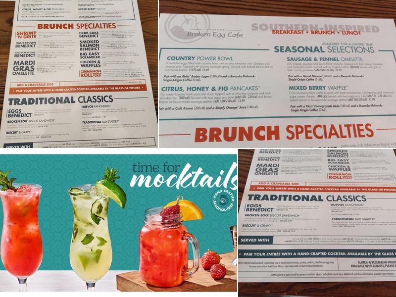 Another Broken Egg Cafe Menu