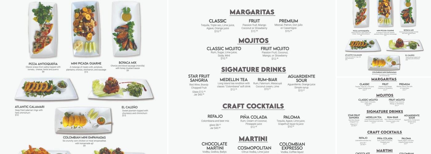 Las Orquideas Restaurant Menu