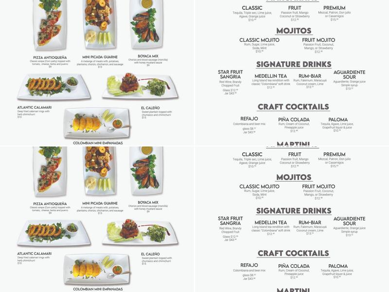 Las Orquideas Restaurant Menu