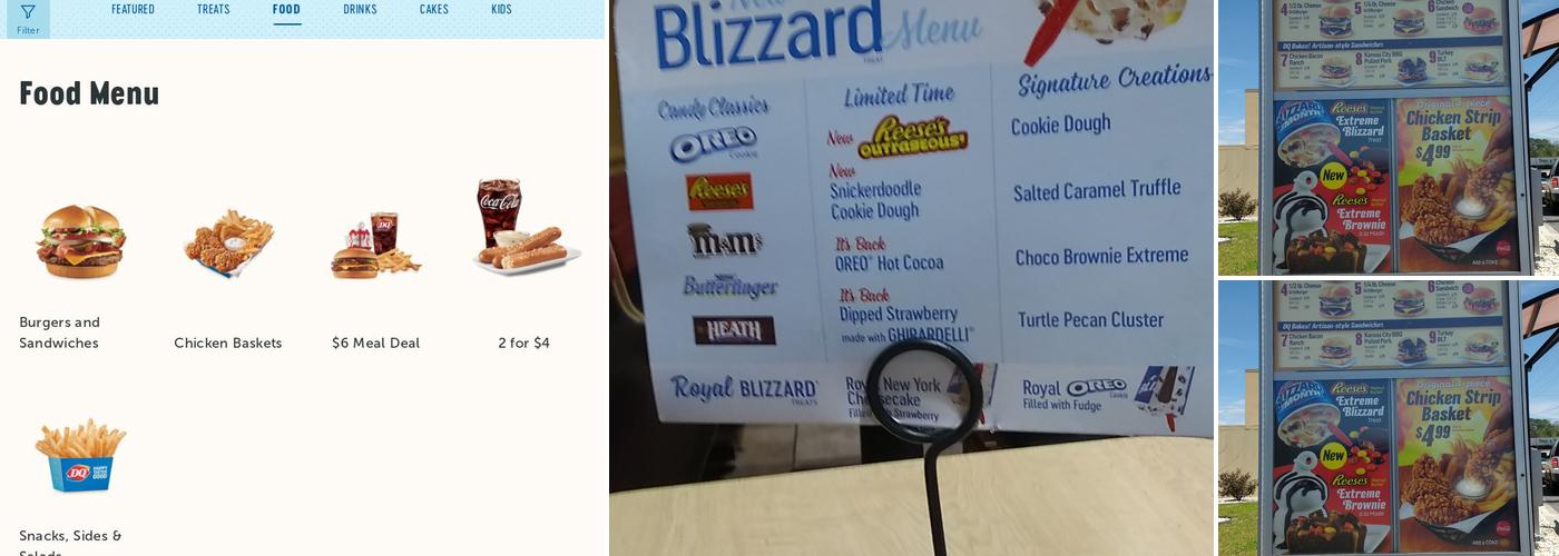 Dairy Queen Grill & Chill Menu