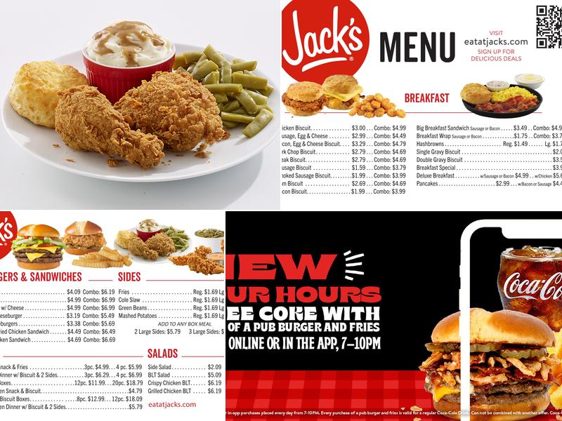 Jack's Menu