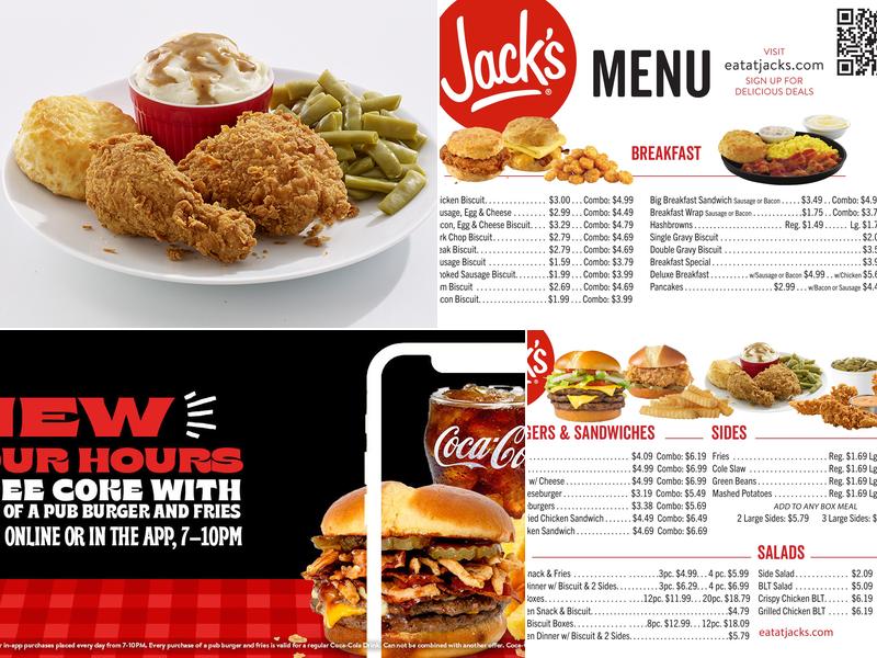 Jack's Menu