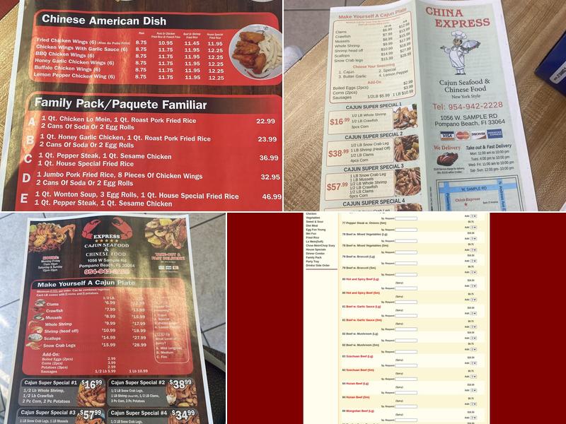 China Express Menu