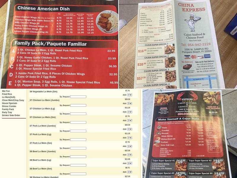 China Express Menu