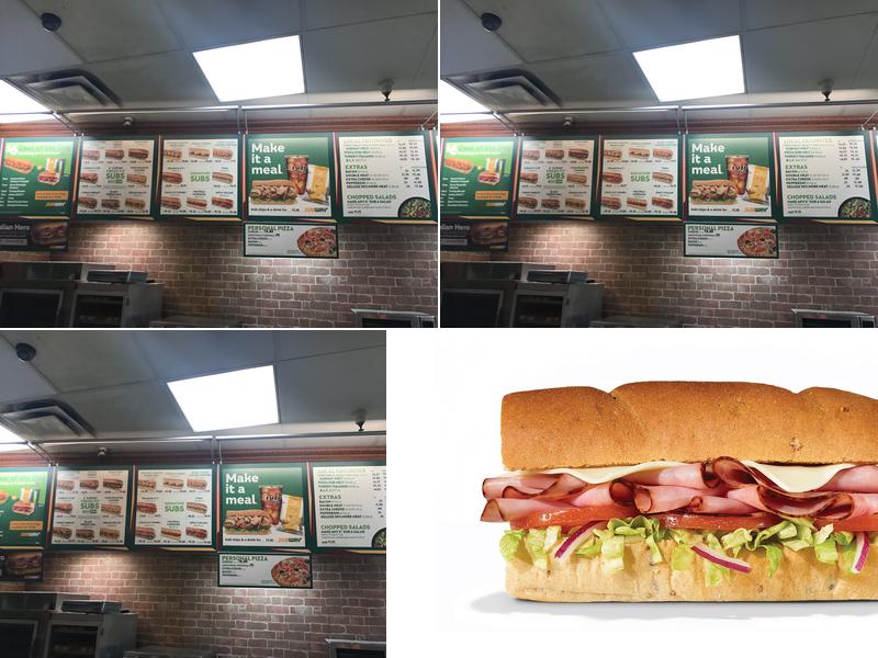 Subway Menu