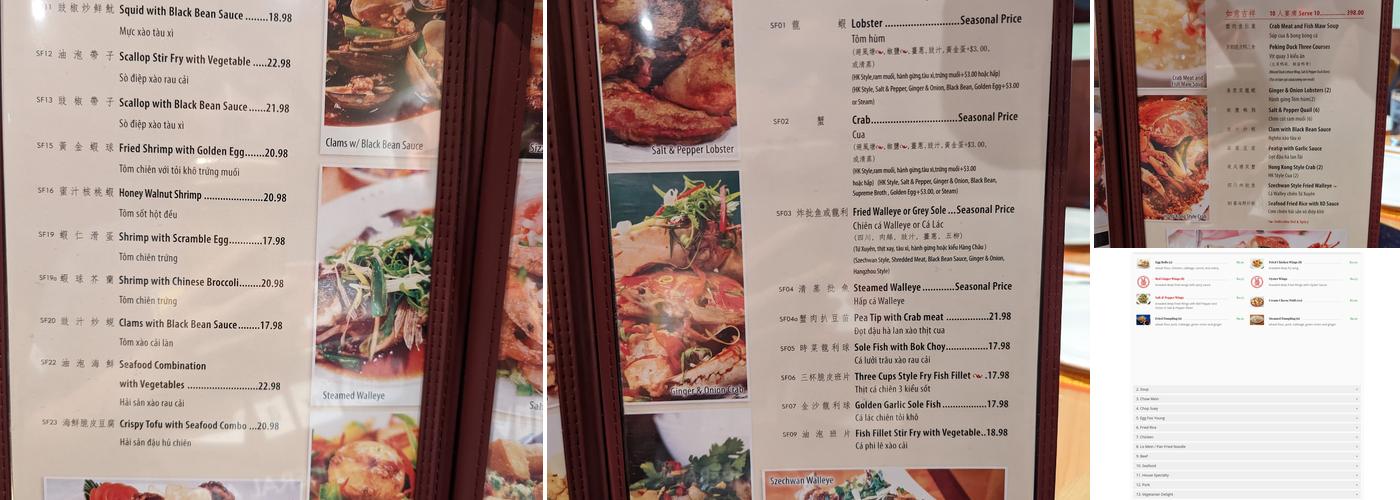 Red Ginger China Bistro Minnesota Menu