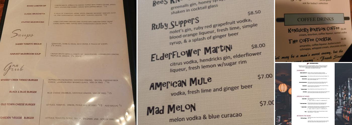 Flame Bar And Grill Menu