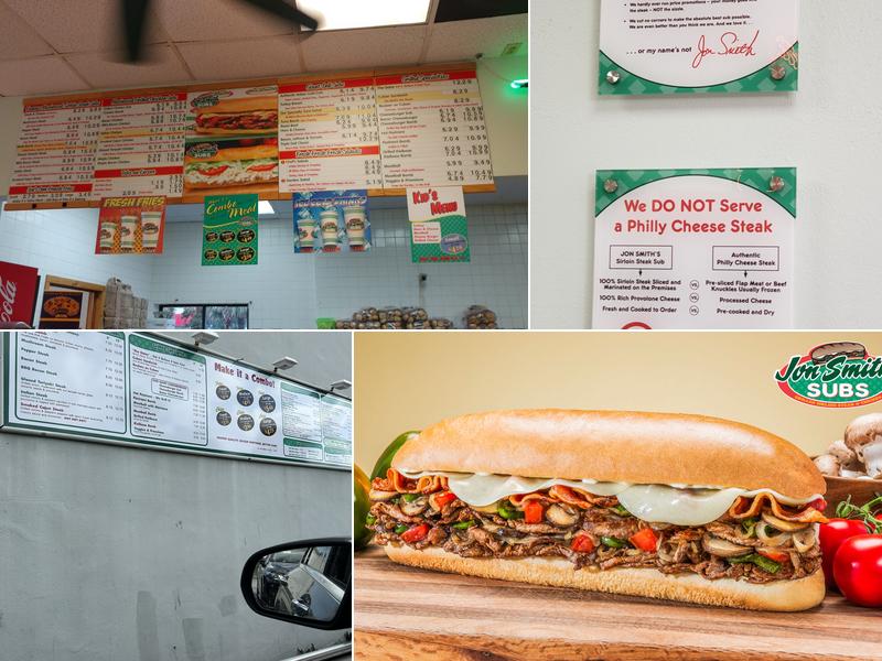 Jon Smith Subs Menu