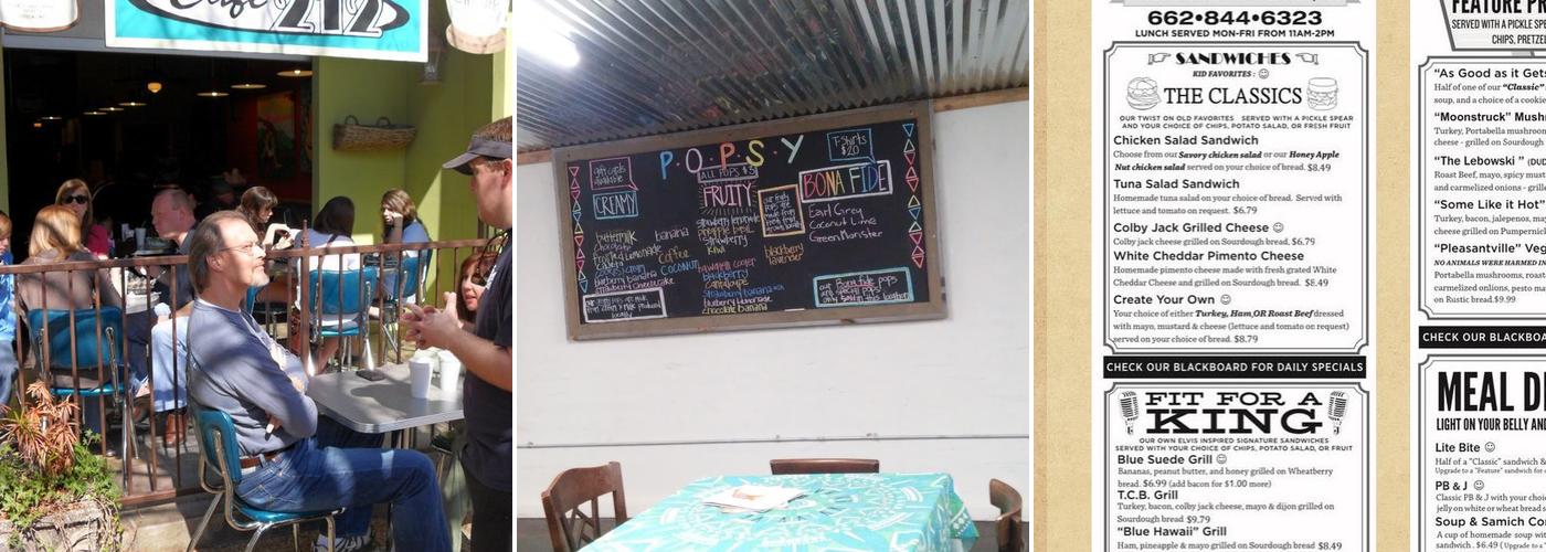 Cafe 212 Menu