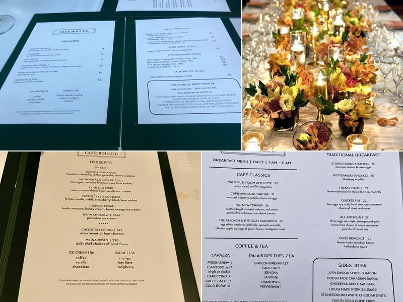 Cafe Boulud Menu