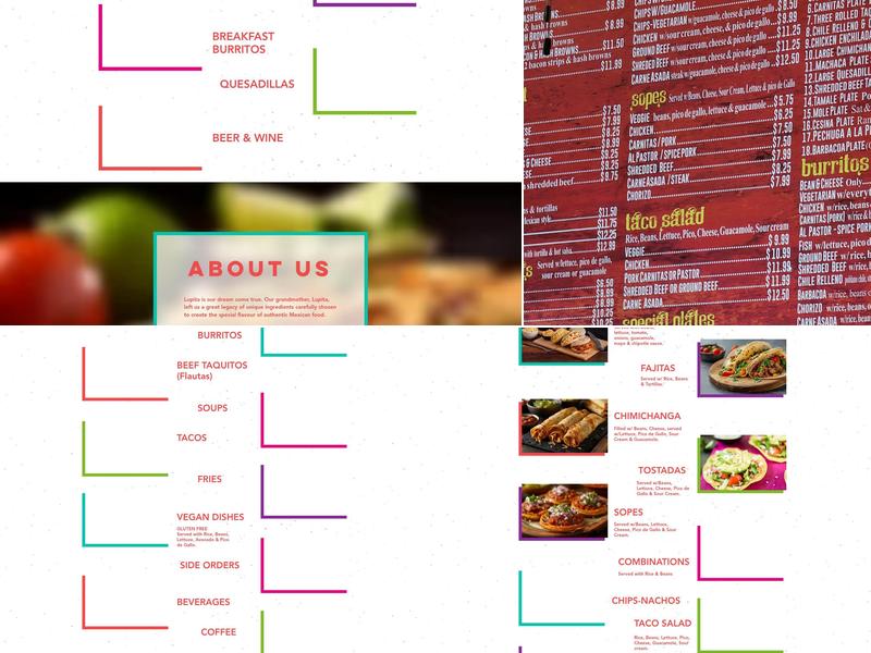 Lupita's Tex-Mex Menu