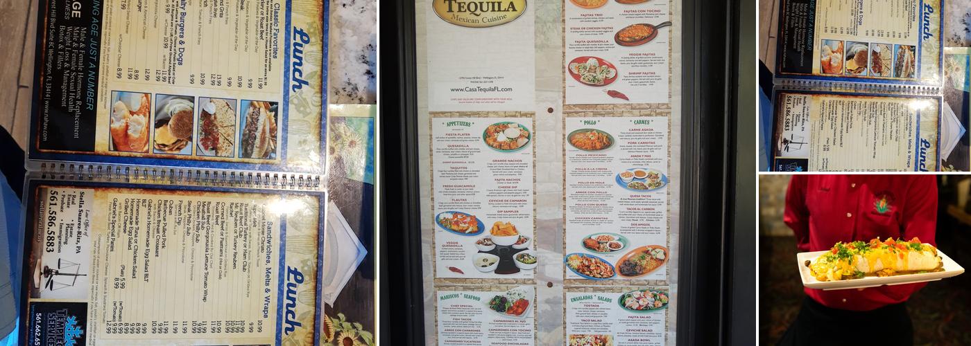 Casa Tequila Menu