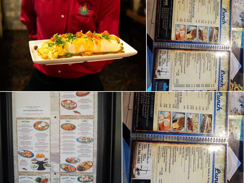 Casa Tequila Menu