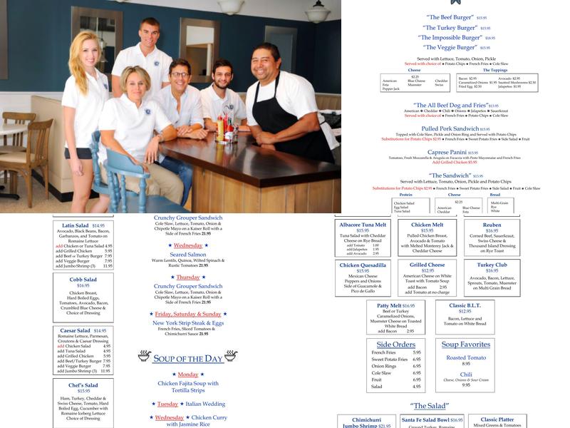 SurfSide Diner Menu