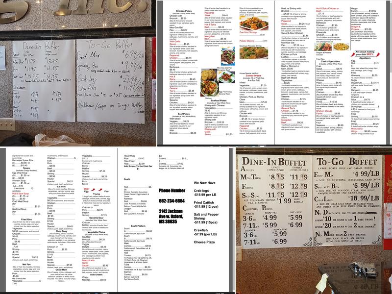 Chow King Grill & Buffet Menu