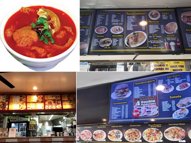 Mr.Pepe's Burgers Menu